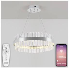 img 1 attached to LED chandelier Natali Kovaltseva LED NIMBS Innovation style 83013, 100 W, fixture color: chrome, shade color: chrome