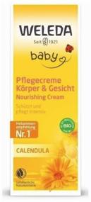 img 1 attached to Weleda Calendula Nourishing Face and Body Cream for Children, 75 ml