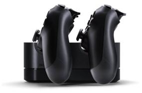 img 2 attached to Sony DualShock 4 Dual Shock Charger Station for PS4 (CUH-ZDC1/E), Black