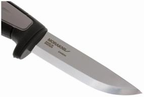 img 2 attached to 🔪 Robust Grey/Black Fixed Knife MORAKNIV: Exceptionally Durable and Reliable Cutting Tool