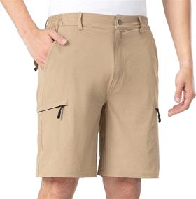 img 3 attached to Versatile Men'S Cargo Hiking Shorts With Quick-Dry Fabric And Multiple Zipper Pockets - Perfect For Outdoor Adventures!