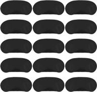 30-piece soft eye shade cover with nose pad for sleep, travel or party supplies logo