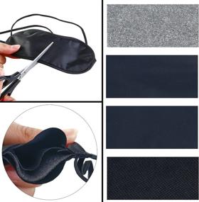 img 2 attached to 30-Piece Soft Eye Shade Cover With Nose Pad For Sleep, Travel Or Party Supplies