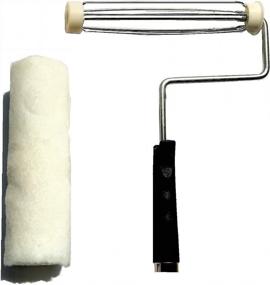 img 3 attached to Premium 8-Piece Paint Roller Kit With 9" & 4" Rollers, 1.5" Angle Brush & 2 Liner - PANCLUB
