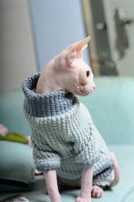 img 2 attached to Hairless Breathable Turtleneck Peterbald Assorted Cats