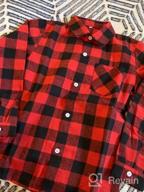 img 1 attached to Premium Little Boys' Flannel Shirts: Amasslove Clothing Collection for Tops, Tees & Shirts review by Lenny Sullivan