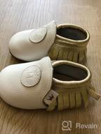 img 1 attached to Leo Leather Moccasins for Boys - Stylish and Comfortable Shoes/Slippers Option review by Maurice Matlock