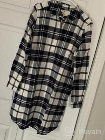 img 7 attached to Stay Cosy And Stylish With Goodthreads Women'S Relaxed-Fit Flannel Shirt Dress