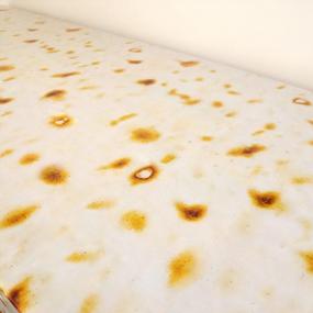 img 2 attached to 3-Pack 54X108 Rectangle Waterproof Plastic Tablecloth For Passover Pesach Decorations - Pandecor Burritos Tortilla Disposable Matzah Cover.