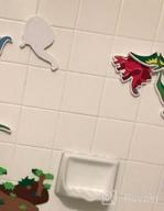 img 1 attached to Let Your Child'S Imagination Soar With Edushape'S Dinosaur Magic Creations Foam Sticker Bath Play Set - Create Endless Scenes With Wet And Stick Foam Pieces! review by Dhoal Black