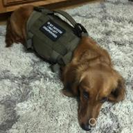 img 1 attached to Tactical Military Dog Harness With Vertical Handle And Durability For Small Puppies - XS (Neck: 11"-17", Chest: 15"-22") review by Norlan Pippinmd