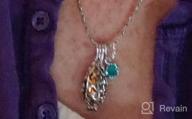 img 1 attached to Lotus Flower Cremation Jewelry: A Beautiful Keepsake To Hold Ashes review by Mae Howard