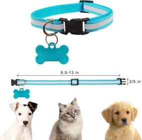 img 3 attached to 🐶 SMXXO Puppy Collars for Litter - Super Soft Nylon Whelping Puppy ID Collars (12 Colors), Adjustable & Reflective - with 2 Record Keeping Charts - Essential Pet Supplies & Accessorize