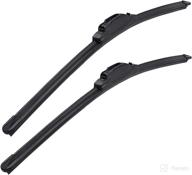 mikkuppa front windshield wiper blade replacement parts logo