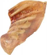 jumbo pig ears премиум-класса, сделанные в сша, для собак — жевательная резинка из натуральной и цельной свинины для оптимального здоровья зубов — массовые лакомства с prime gnaw — без искусственных ингредиентов или ароматизаторов логотип