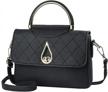 covelin women's small leather crossbody handbag tote shoulder bag logo