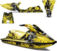 🛥️ премиумная наклейка набор графики желтого гидроцикла reaper v2 для sea-doo xp 1994-1996 - оптовые наклейки логотип