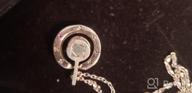 картинка 1 прикреплена к отзыву 925 Серебряное ожерелье Inf-way Я тебя Люблю с проекцией на круглом пендельке из оникса на 100 языках для хранения памяти - ожерелье на ключицу (1 шт.) от Brian Buck