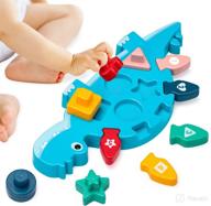 🦖 fantykids montessori dinosaur shape sorter learning toys for 1-2 year old boys and girls - educational gifts logo