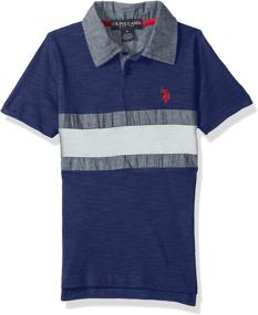 img 2 attached to 👕 U.S. Polo Assn. Short Sleeve Boys' Clothing - Tops, T-Shirts & Shirts