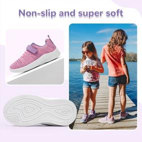 img 1 attached to 👟 Nerteo Toddler/Little Kid Boys Girls Running/Walking Sports Sneakers: Comfortable and Stylish Footwear for Active Kids