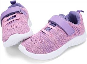img 4 attached to 👟 Nerteo Toddler/Little Kid Boys Girls Running/Walking Sports Sneakers: Comfortable and Stylish Footwear for Active Kids