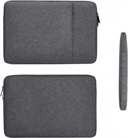 img 3 attached to Защитите свой 15,6-дюймовый ноутбук в стильном чехле Space Grey Sleeve: совместим с ноутбуками Acer, Dell, Lenovo, ASUS и HP
