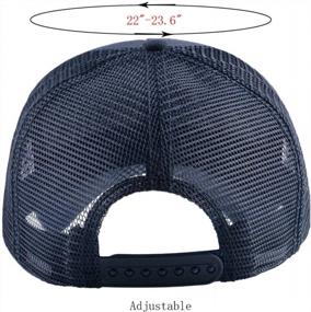 img 2 attached to Stay Cool And Trendy With Unisex Animal Mesh Trucker Snapback Hats