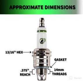 img 3 attached to DiamondFIRE Technology: Unleash Your Car's True Power with E3 Spark Plug E3.52 Premium Automotive Spark Plug (1 Pack)