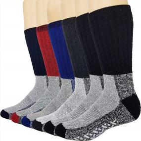 img 3 attached to 6 Pairs Merino Wool Thermal Socks For Men & Women - Perfect For Hiking, Hunting, Skiing & Outdoor Winter Sports