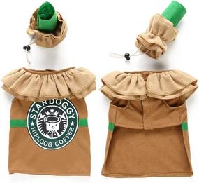 img 2 attached to Latte Dog Costume - Funny Iced Coffee 🐶 Outfit for Halloween, Winter Cosplay for Small to Medium Dogs