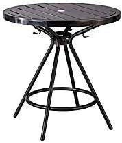 img 1 attached to 🪑 Safco CoGo Steel Indoor/Outdoor Table, 36" Round, Black - Durable and Stylish Addition for Any Space