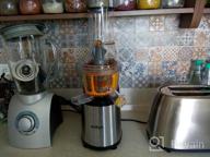img 1 attached to Auger juicer Kitfort KT-1102-2, burgundy review by Edyta Nowak ᠌