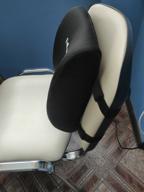 img 3 attached to Lumbar pillow backrest for the lower back, back on a car seat in a car, on an office chair review by Janis Riekstins ᠌