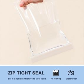 img 2 attached to 🛍️ Premium Quality 200 Pcs 4x6 Inches Clear Cellophane Bags - Self Sealing OPP Plastic Bags for Bakery, Candle, Soap, Cookie - 3.2 Mils Thickness
