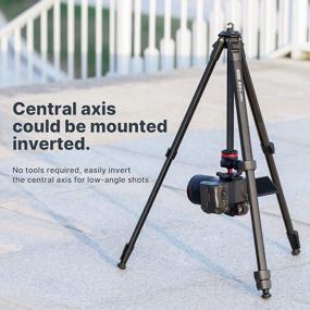 img 2 attached to Capture Stunning Shots With ULANZI MT-55 Travel Camera Tripod Stand - Perfect For Sony, Nikon, Canon, And Fuji DSLR Cameras With Smartphone Clamp