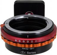 fotodiox dlx adapter: nikon f-mount g-type lenses to micro four thirds cameras logo