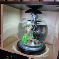 img 2 attached to Aquarium set 6.8 l (filter, cover, lighting) Tetra Cascade Globe black review by Celina Szychowiak ᠌