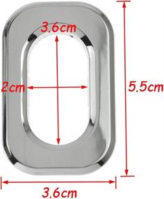 img 3 attached to 🏍️ Motorcycle Antenna Hole Cover for Harley Touring Road Glide 2010-2019 & Street Glide 2006-2019 | HDBUBALUS