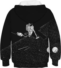 img 3 attached to 👕 Boys' Graphic Hoodies Pullover with Pocket - Fashion Hoodies & Sweatshirts