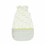 pehr alphabet sleep bag, 0-9 m logo