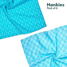 img 1 attached to Hexafun Organic Cotton Handkerchief Multi Color Men's Accessories and Handkerchiefs