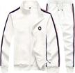 aotorr men's tracksuit 2 pieces sweat suits casual long sleeve outfit sports jogging suits set 1 logo