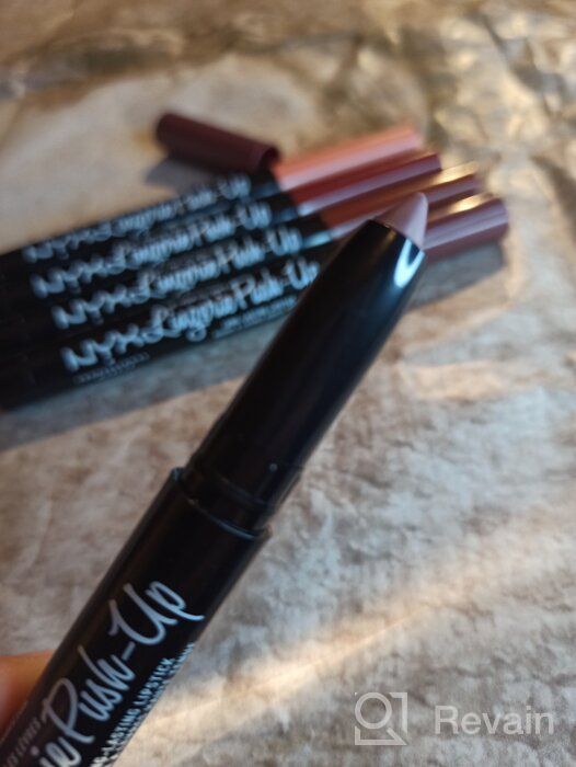img 1 attached to Nyx Professional Makeup Lip Lingerie Push-Up Plumping Lipstick - Long Lasting Brown Spice Pink Shade review by Agata Skoneczna ᠌