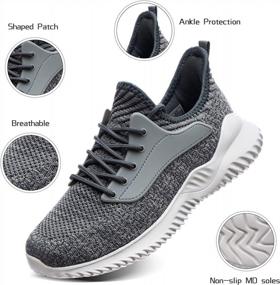 img 2 attached to Women'S Walking Shoes: Slip On Memory Foam Running Sneakers For Indoor/Outdoor Gym Workouts