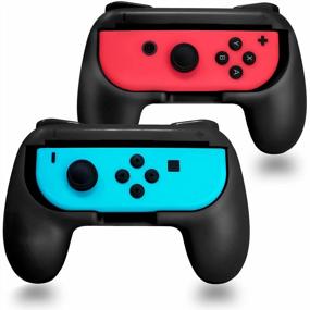 img 4 attached to 2X ADZ Switch Joy Con Grip Comfort Controller Аксессуары для Nintendo Switch - черный