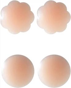 img 2 attached to 3 Pairs Of Reusable MeiGuiSha Silicone Nipple Covers For Women - Adhesive Bra & Invisible Pasties