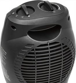 img 1 attached to 🔥 Amazon Basics 1500W Ceramic Personal Heater: Adjustable Thermostat, Black - Efficient Warming for Any Space