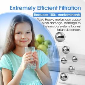 img 1 attached to PUREPLUS PRO 9990 NSF 53&42 Certified Refrigerator Water Filter Replacement For LG LT600P Kenmore 469990, 5231JA2006A, 5231JA2006B, 5231JA2006E, 5231JA2006F, Kenmoreclear 46-9990, RWF1000A, 3Pack