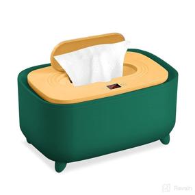 img 4 attached to 👶 Baby Wipe Warmer and Wet Wipes Dispenser, Diaper Container - Green: Essential Baby Registry Must-Have for Newborn Boys and Girls, Perfect Pregnancy Gift